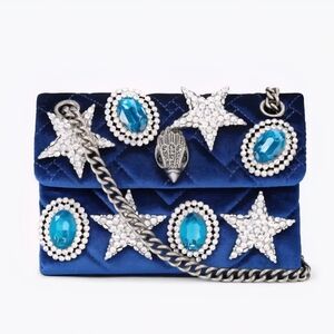 mini velvet kensington bag